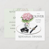 Invitation au dîner de répétition - Accessoires du (Devant / Derrière)