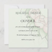Invitation au dîner de répétition - Accessoires du (Dos)