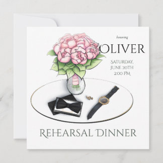 Invitation au dîner de répétition - Accessoires du