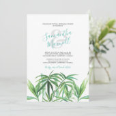 Invitation au dîner de répétition Aquarelle Feuill (Debout devant)