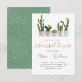 Invitation au dîner de répétition de Cactus Modern (Devant / Derrière)