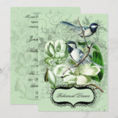 Invitation au dîner de répétition de chickadee et  (Devant / Derrière)