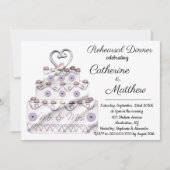 Invitation au dîner de répétition de gâteau Mariag (Devant)