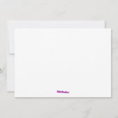 Invitation au dîner de répétition de gâteau Mariag (Dos)