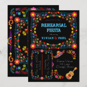 Invitation au dîner de répétition de la Fiesta mex (Devant / Derrière)