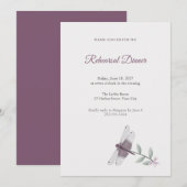 Invitation au dîner de répétition de la libellule (Devant / Derrière)