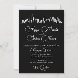 Invitation au dîner de répétition de la vue sur la