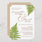 Invitation au dîner de répétition de Mariages de W (Devant / Derrière)