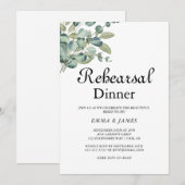 Invitation au dîner de répétition de verdure sophi (Devant / Derrière)