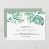 Invitation au dîner de répétition des feuilles de (Devant / Derrière)