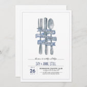 Invitation au dîner de répétition des ustensiles (Devant / Derrière)