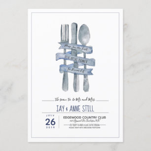 Invitation au dîner de répétition des ustensiles