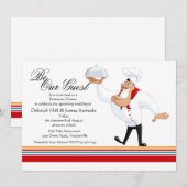 Invitation au dîner de répétition du chef corky (Devant / Derrière)