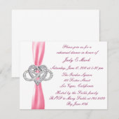 Invitation au dîner de répétition du cœur infini r (Devant / Derrière)