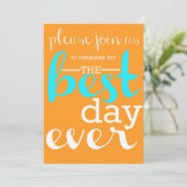 Invitation au dîner de répétition Mariage (Debout devant)