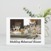 Invitation au dîner de répétition Mariage (Debout devant)