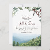 Invitation au dîner de répétition - Mariage d'auto (Devant)