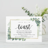 Invitation au dîner de répétition Mariage Eucalypt (Debout devant)