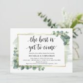 Invitation au dîner de répétition Mariage Eucalypt (Debout devant)