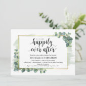 Invitation au dîner de répétition Mariage Eucalypt (Debout devant)