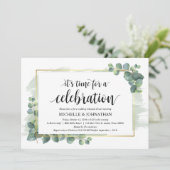 Invitation au dîner de répétition Mariage Eucalypt (Debout devant)