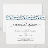 Invitation au dîner de répétition sarcelle (Devant / Derrière)