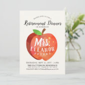 Invitation au dîner de retraite Apple de l'enseign (Debout devant)