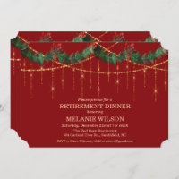 Invitation au dîner de retraite des Fêtes