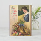 Invitation au dîner de Thanksgiving (Debout devant)