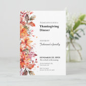 Invitation au dîner de Thanksgiving (Debout devant)