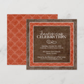 Invitation au dîner de Thanksgiving (Devant / Derrière)