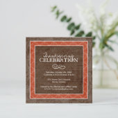 Invitation au dîner de Thanksgiving (Debout devant)