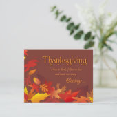 Invitation au dîner de Thanksgiving (Debout devant)
