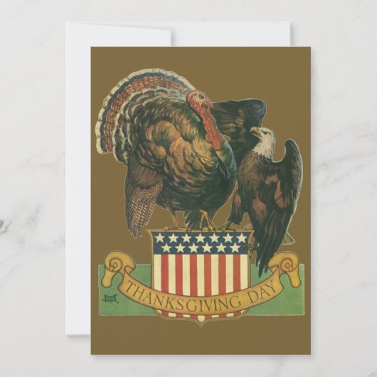 Invitation au dîner de Thanksgiving (Devant)