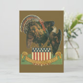 Invitation au dîner de Thanksgiving (Debout devant)