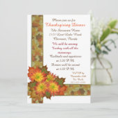 Invitation au dîner de Thanksgiving (Debout devant)