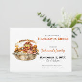 Invitation au dîner de Thanksgiving (Debout devant)