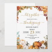 Invitation au dîner de Thanksgiving, Rendons grâce (Devant / Derrière)