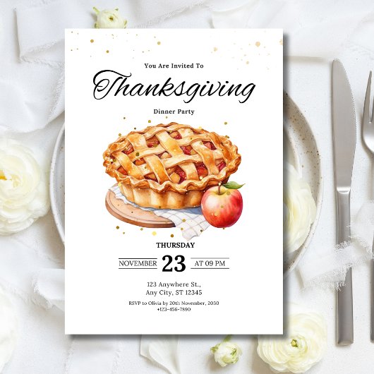 Invitation au dîner de Thanksgiving, Rendons grâce