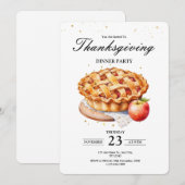 Invitation au dîner de Thanksgiving, Rendons grâce (Devant / Derrière)