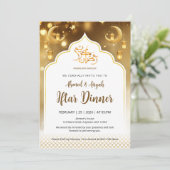 Invitation au dîner d'Iftar du Ramadan Luxe Golden (Debout devant)