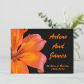 Invitation au dîner du 50e anniversaire lily sur f (Debout devant)