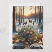 Invitation au dîner du solstice d'hiver (Dos)