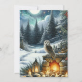 Invitation au dîner du solstice d'hiver (Dos)