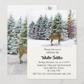 Invitation au dîner du solstice d'hiver (Devant / Derrière)