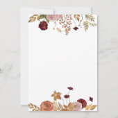 Invitation au dîner esthétique de Friendsgiving au (Dos)