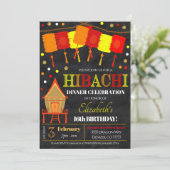 Invitation au dîner Hibachi (Debout devant)