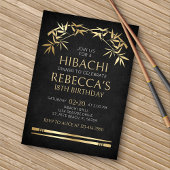 Invitation Au Dîner Hibachi