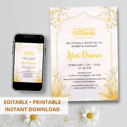 Invitation au dîner Iftar de Golden Spring Branch