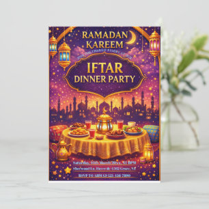 Invitation au dîner Iftar de Ramadan Kareem